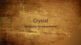  Presentation with wood wood grain - Presentation theme having wood grungy background with space background and a gold colored foreground