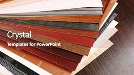  Presentation with furniture - PPT theme with wood industrial - color palette for furniture background and a tawny brown colored foreground