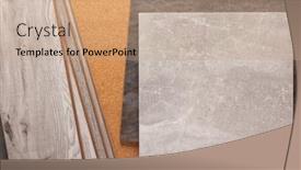  Presentation with wood texture - Presentation theme enhanced with wood-laminate-and-tile-background background and a coral colored foreground