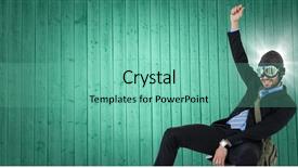  Presentation with wood panel - Presentation theme with wood panel with teal background and a  colored foreground