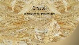  Presentation with wood panel - Cool new presentation with wood-particle-board-panel-background backdrop and a coral colored foreground