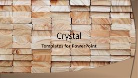  Presentation with wood planks - Presentation theme with wood planks for furniture materials background and a coral colored foreground
