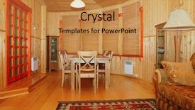  Presentation with dining - Cool new slide set with old country style dining room backdrop and a gold colored foreground