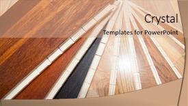  Presentation with sample - Amazing slides having wood samples nice color backdrop and a coral colored foreground