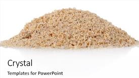  Presentation with scroll paper isolated on white - Beautiful presentation theme featuring wood shavings isolated on white backdrop and a white colored foreground