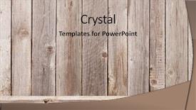  Presentation with design rustic wood wall texture - PPT theme having shelves - wood shelf in front background and a coral colored foreground