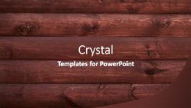  Presentation with wood texture - Slides consisting of wood-siding-closeup-for-background background and a tawny brown colored foreground