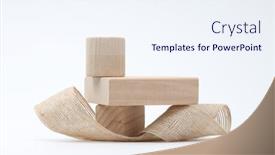  Presentation with wood gray - Presentation with wood-stack-cube-platform-podium background and a sky blue colored foreground