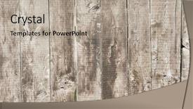  Presentation with rustic old wood texture - Presentation theme consisting of wood texture background old panels background and a light gray colored foreground