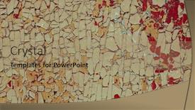  Presentation with wall paint - Colorful presentation theme enhanced with wood-texture-backgrounds-peeling-paint backdrop and a coral colored foreground