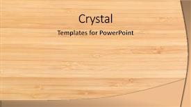  Presentation with wood wood grain - Slide deck enhanced with wood texture cutting board background background and a coral colored foreground