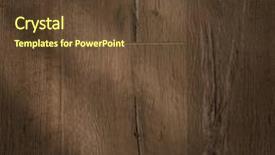  Presentation with wood texture - Presentation theme having wood texture with natural pattern background and a tawny brown colored foreground