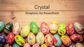  Presentation with traditional wood - Cool new slide set with wood traditional decoration unique backdrop and a coral colored foreground