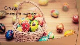  Presentation with traditional wood - PPT theme enhanced with wood traditional decoration unique background and a coral colored foreground