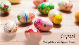  Presentation with traditional wood - Beautiful PPT theme featuring wood traditional decoration unique backdrop and a lemonade colored foreground