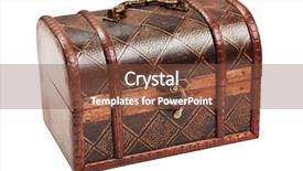  Presentation with old wood - Presentation theme consisting of wood treasure chest or box background and a tawny brown colored foreground
