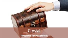  Presentation with treasure chest - Cool new presentation theme with wood treasure chest or box backdrop and a red colored foreground