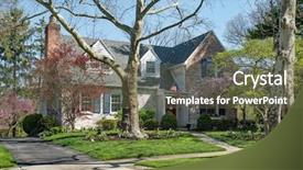  Presentation with brick - Beautiful presentation theme featuring wood window shutters - weathered brick house in spring backdrop and a tawny brown colored foreground
