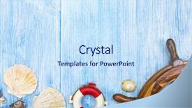  Presentation with maritime - Cool new slide set with wood with border of maritime backdrop and a sky blue colored foreground