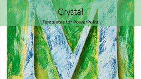  Presentation with letter - Beautiful theme featuring wooden alphabet block letter m backdrop and a seafoam green colored foreground