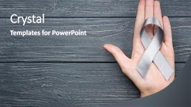  Presentation with asthma - Amazing presentation theme having wooden background brain cancer backdrop and a gray colored foreground