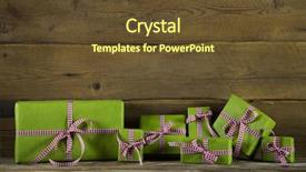  Presentation with certificate - Presentation theme enhanced with wooden background for birthday background and a tawny brown colored foreground