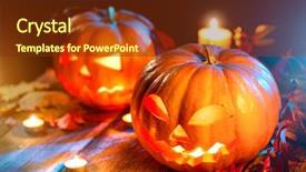  Presentation with art close up of professional - Colorful theme enhanced with wooden background halloween holidays art backdrop and a tawny brown colored foreground