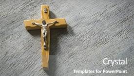  Presentation with catholic - PPT layouts featuring wooden background with free background and a gray colored foreground