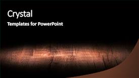  Presentation with stage - Slide set featuring wooden background background and a  colored foreground