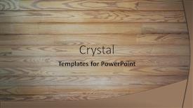  Presentation with texture - Slide deck consisting of wooden-batten-wall-texture-natural background and a coral colored foreground