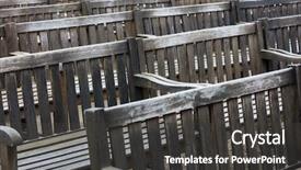 Presentation with old books on a wooden - PPT layouts having wooden benches in the park background and a dark gray colored foreground