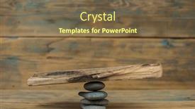  Presentation with christmas blank wooden signboard - Colorful presentation enhanced with wooden-blank-plank-balancing backdrop and a tawny brown colored foreground