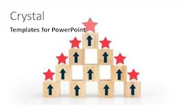  Presentation with rating - Slide deck featuring wooden-blocks-with-the-five background and a white colored foreground