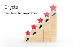  Presentation with five star - Slides featuring wooden-blocks-with-the-five background and a white colored foreground