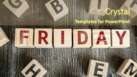  Presentation with colour blocking building blocks - Theme consisting of school good times - wooden blocks with the text background and a violet colored foreground