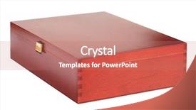  Presentation with board game - Amazing presentation design having wooden board game box isolated backdrop and a  colored foreground