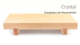  Presentation with wooden - Beautiful slides featuring wooden-board-on-white-background backdrop and a cream colored foreground