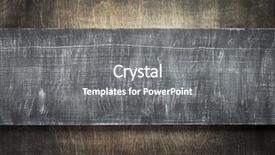  Presentation with texture - Cool new presentation theme with wooden board plank background texture backdrop and a gray colored foreground