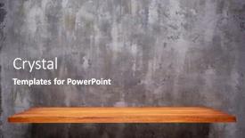  Presentation with book - PPT layouts enhanced with wooden-book-shelf-at-abstract background and a gray colored foreground