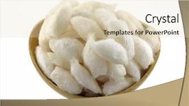  Presentation with beauty product - Colorful presentation theme enhanced with wooden bowl of white silkworm backdrop and a lemonade colored foreground