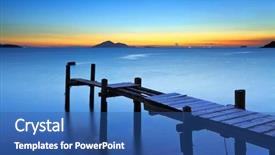  Presentation with broken bridge - Amazing presentation having wooden bridge with seascape backdrop and a ocean colored foreground