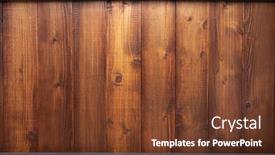  Presentation with brown - Theme with wooden-brown-and-black-plank background and a tawny brown colored foreground