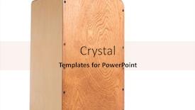  Presentation with flowers on white wooden - Cool new slides with wooden-cajon-on-a-white backdrop and a coral colored foreground