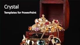  Presentation with jewelry gold - Cool new theme with wooden chest full of gold backdrop and a wine colored foreground