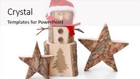  Presentation with stars - Beautiful presentation design featuring shaped table sofa and television backdrop and a dark gray colored foreground