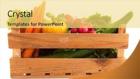  Presentation with diversity - Cool new PPT theme with wooden crate with a diversity backdrop and a yellow colored foreground