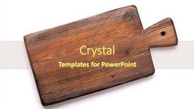  Presentation with wooden boat at sea edge - Slides enhanced with wooden-cutting-board-isolated background and a red colored foreground