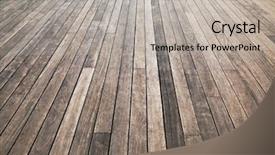  Presentation with lumber - Beautiful slide set featuring wooden deck background lumber pattern backdrop and a light gray colored foreground