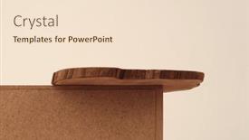  Presentation with minimal - Presentation theme featuring wooden-eco-rustic-pine-tree background and a  colored foreground