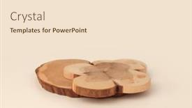  Presentation with minimal - PPT theme consisting of wooden-eco-rustic-pine-tree background and a lemonade colored foreground